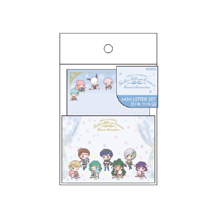 [BLUE] "Sailor Moon Cosmos x Sanrio" Mini Letter Set - Rosey’s Kawaii Shop