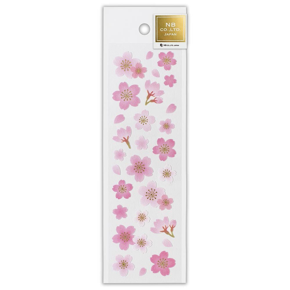 "Cherry Blossom Washi" Sticker Sheet - Rosey’s Kawaii Shop