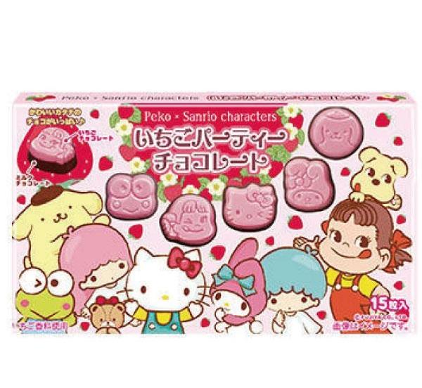 FUJIYA Peko x Sanrio Strawberry Chocolate - Rosey’s Kawaii Shop