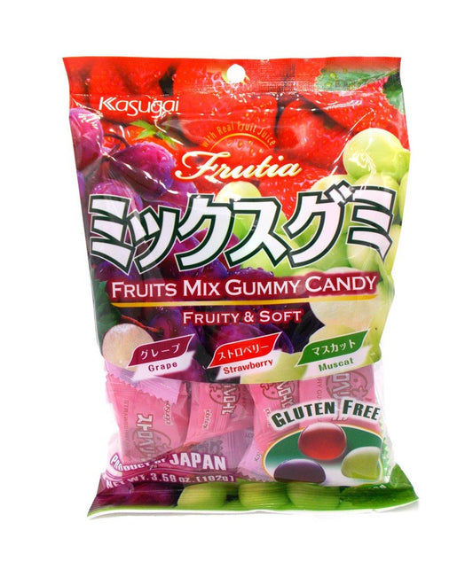 KASUGAI "Grape/Strawberry/Muscat" Mix Gummy - Rosey’s Kawaii Shop