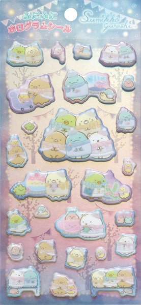 "Lizard, Mother, Twinkle Night" KiraKira Sticker Sheet - Rosey’s Kawaii Shop