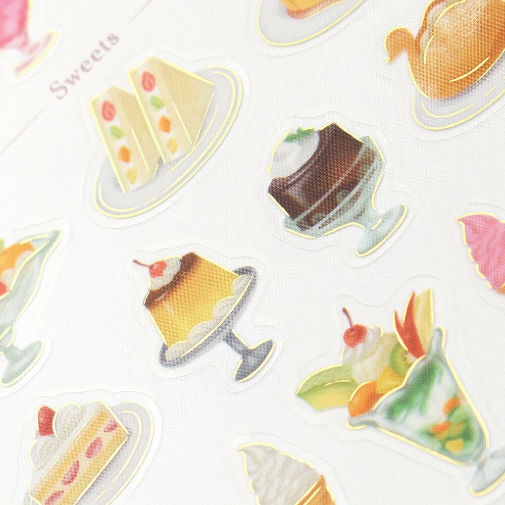 "MENU: Coffee Shop" Foil Sticker Sheet - Rosey’s Kawaii Shop