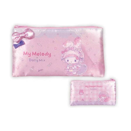 Sanrio Kuromi & Watermelon Flat Clear Pen Case