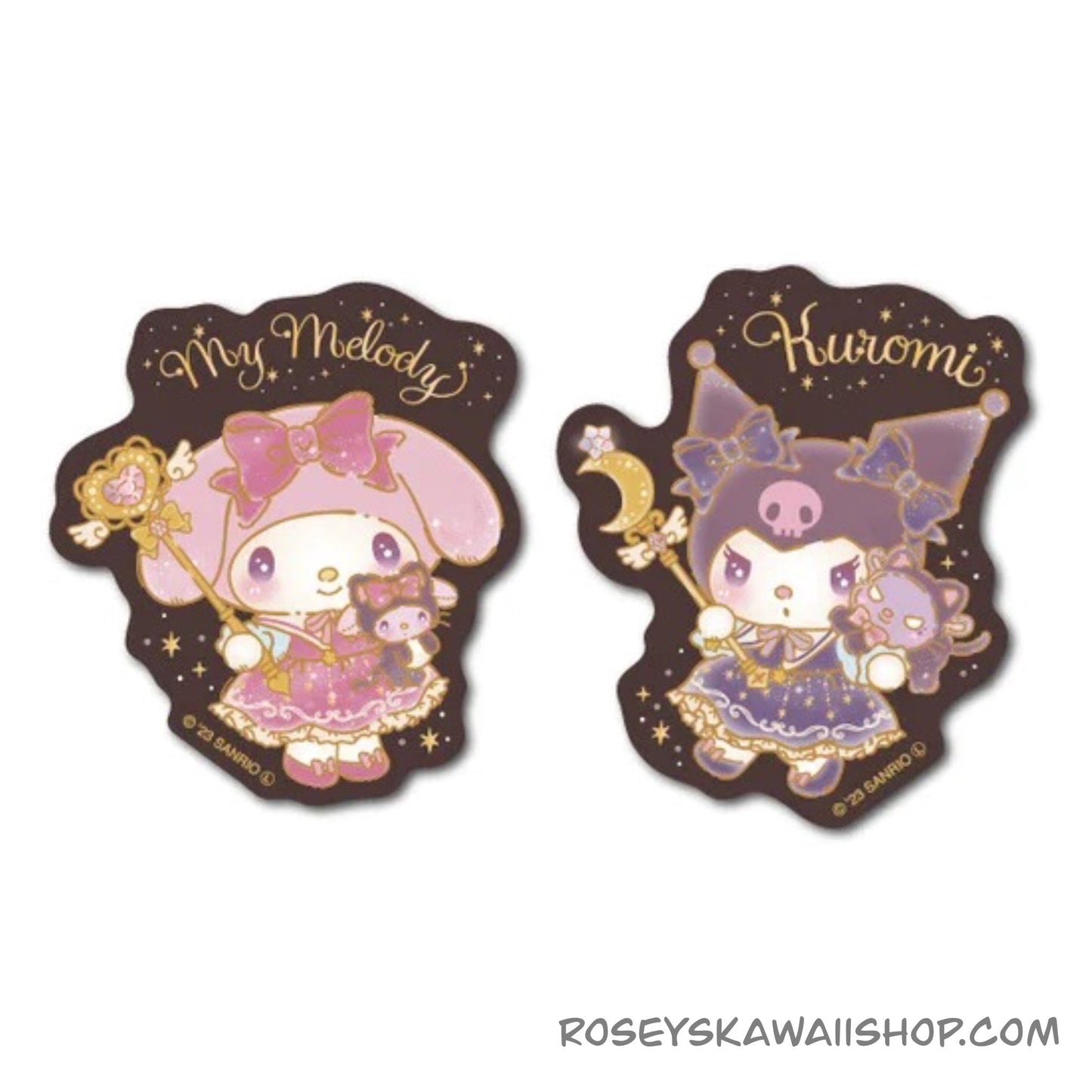 "My Melody & Kuromi Magical" Die-Cut Stickers - Rosey’s Kawaii Shop