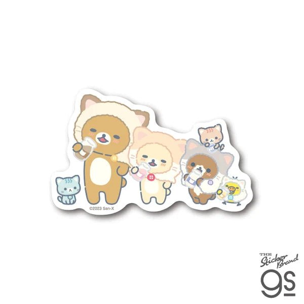 [Neko Neko No Yu] Rilakkuma Die-Cut Sticker - Rosey’s Kawaii Shop