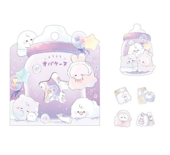 "Obakenu Baby" Sticker Flakes - Rosey’s Kawaii Shop