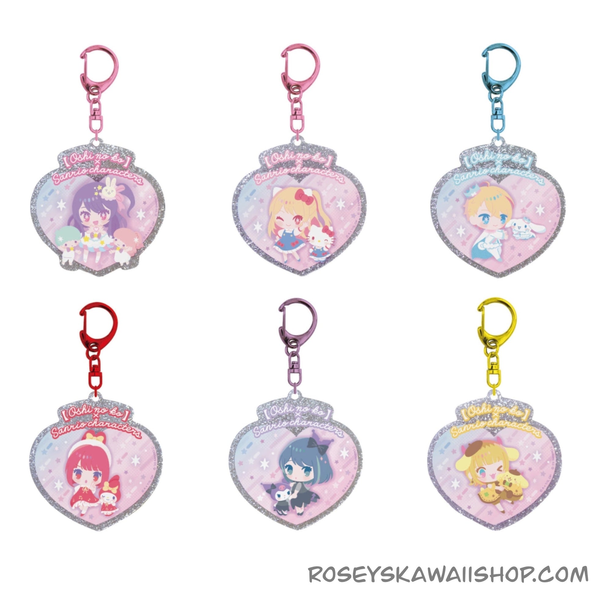 "Oshi No Ko x Sanrio" Acrylic Keychain - Rosey’s Kawaii Shop