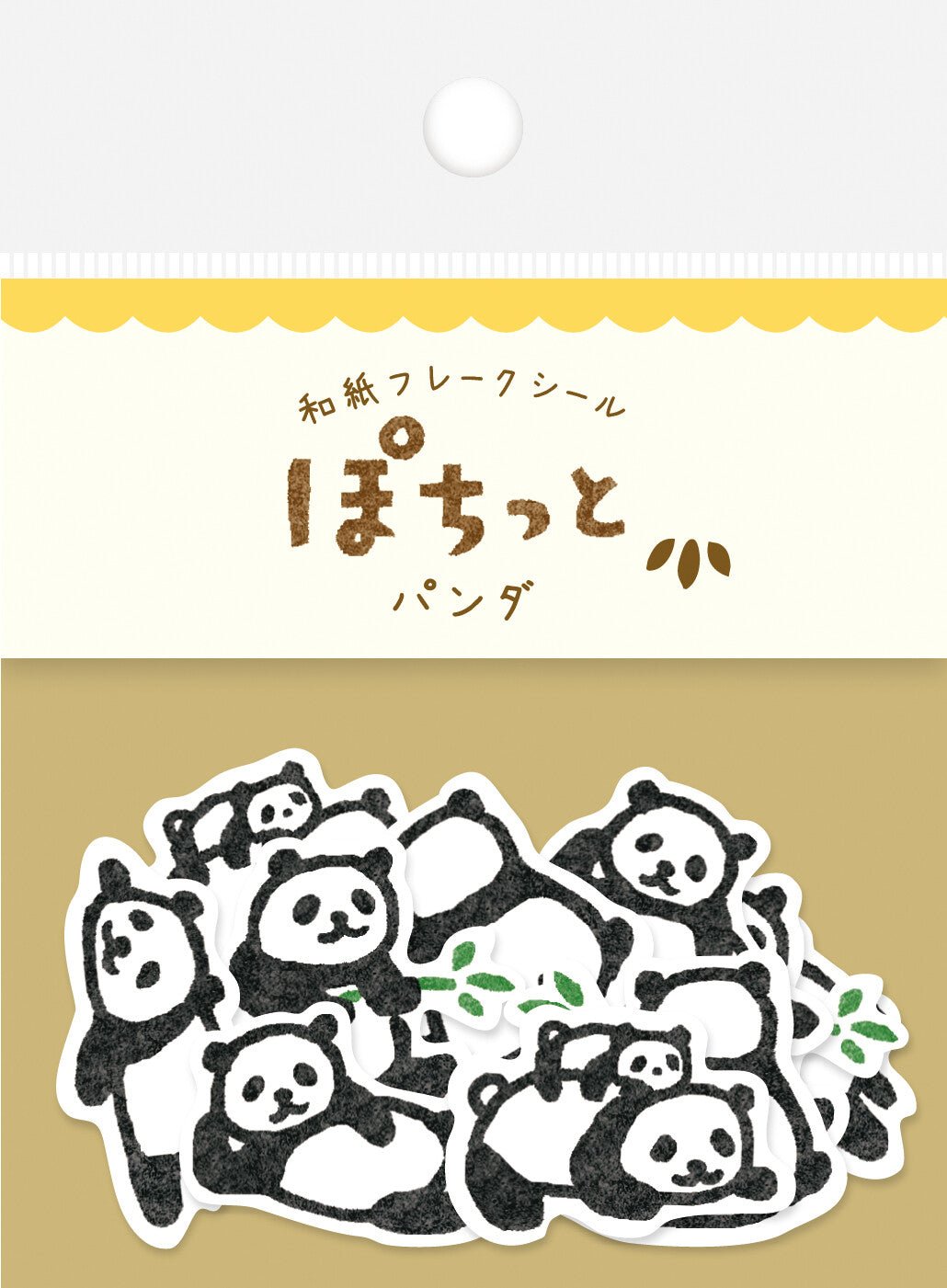 "Panda" Sticker Flakes - Rosey’s Kawaii Shop