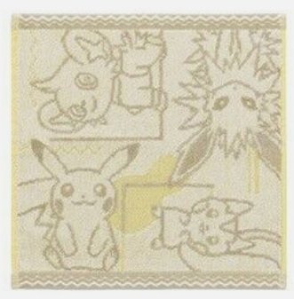 [Pikachu / Pachirisu] "Pokemon: Diamond and Pearl" KUJI Mini Towel - Rosey’s Kawaii Shop