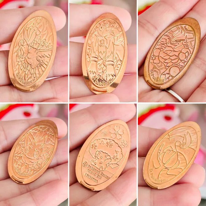 Pokemon "Japan Penny Press" Coins - Rosey’s Kawaii Shop