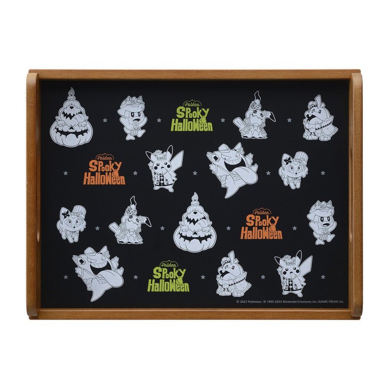 Pokemon "Paldea Spooky Halloween" Wood Tray - Rosey’s Kawaii Shop