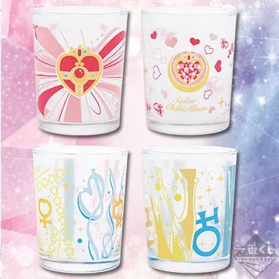 Sailor Moon "25th Anniversary" Glass Cup [Kuji #D] - Rosey’s Kawaii Shop