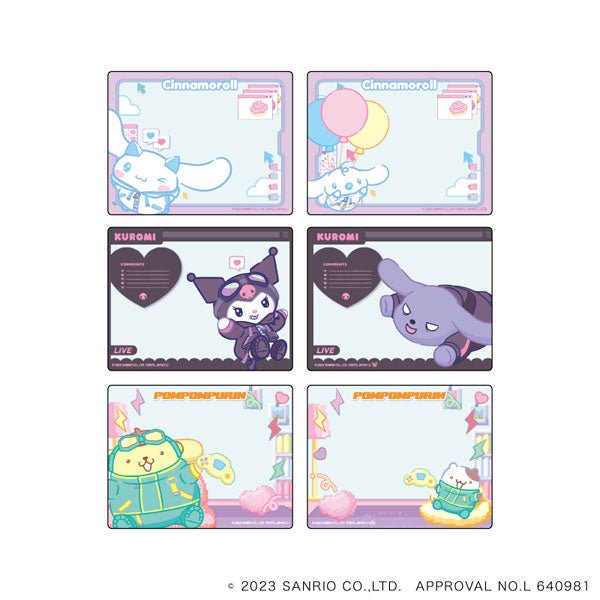 "Sanrio Game & Tech" Acrylic Clear Card Blind Bag - Rosey’s Kawaii Shop