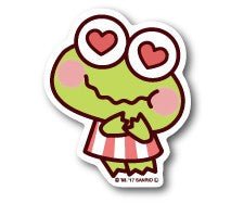 "Sanrio Yurukawa Heart" Die-Cut Sticker - Rosey’s Kawaii Shop