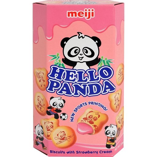 [Strawberry] Hello Panda Biscuit Cookies - Rosey’s Kawaii Shop