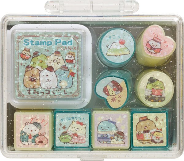 Sumikko Gurashi "Hotel New" Mini Stamp Set - Rosey’s Kawaii Shop