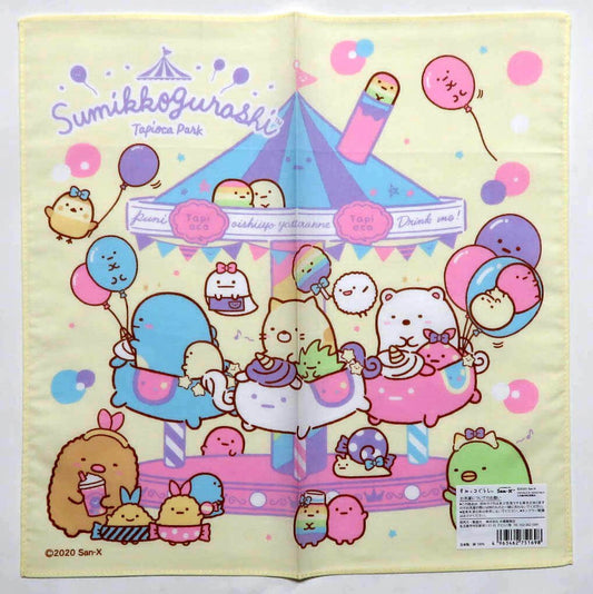 Sumikko Gurashi "Tapioca Park" Handkerchief - Rosey’s Kawaii Shop