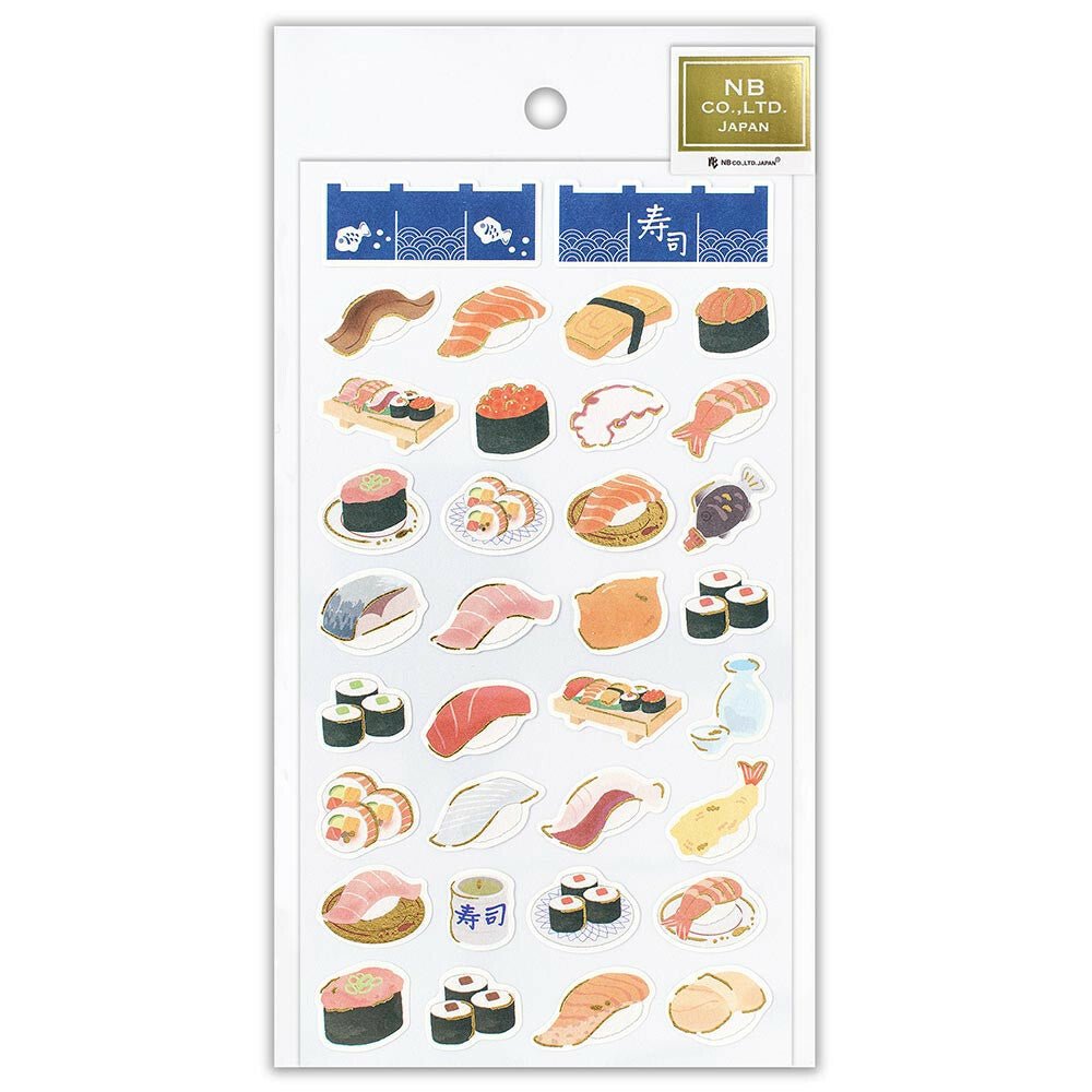 "Sushi Restaurant" Sticker Sheet - Rosey’s Kawaii Shop