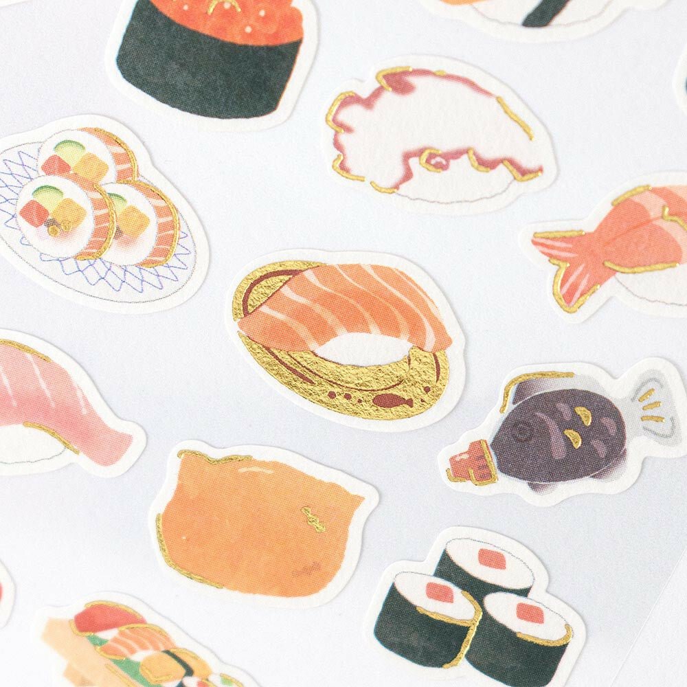 "Sushi Restaurant" Sticker Sheet - Rosey’s Kawaii Shop