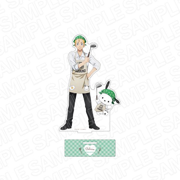 "Tokyo Revengers x Sanrio" Cooking Acrylic Stand - [Takemichi x Pochacco] - Rosey’s Kawaii Shop