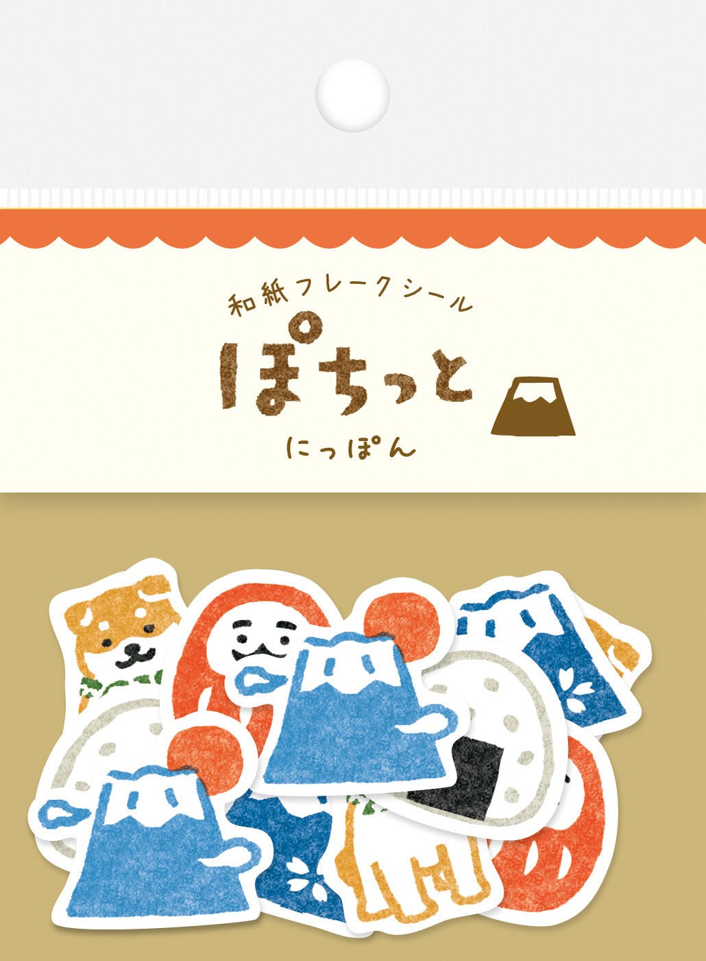 "Traditional Japan" Sticker Flakes - Rosey’s Kawaii Shop