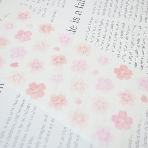 KYOWA | Flower Stamp Sticker Sheet | 62-D46