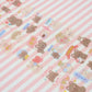 "Word Deco Seal: Bear" Sticker Sheet - Rosey’s Kawaii Shop